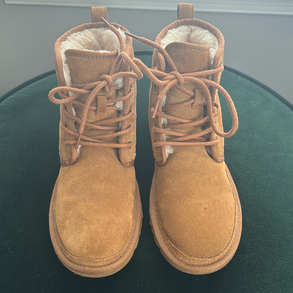 UGG Chestnut tie up boots